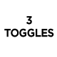 3つのトグル付き